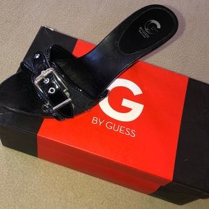 Black GUESS Short Heel
